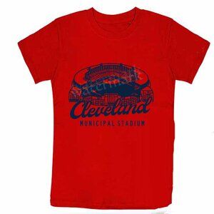 CLEVELAND MUNICIPAL STADIUM BASEBALL JACOBS FIELD SHIRT JIM THOME